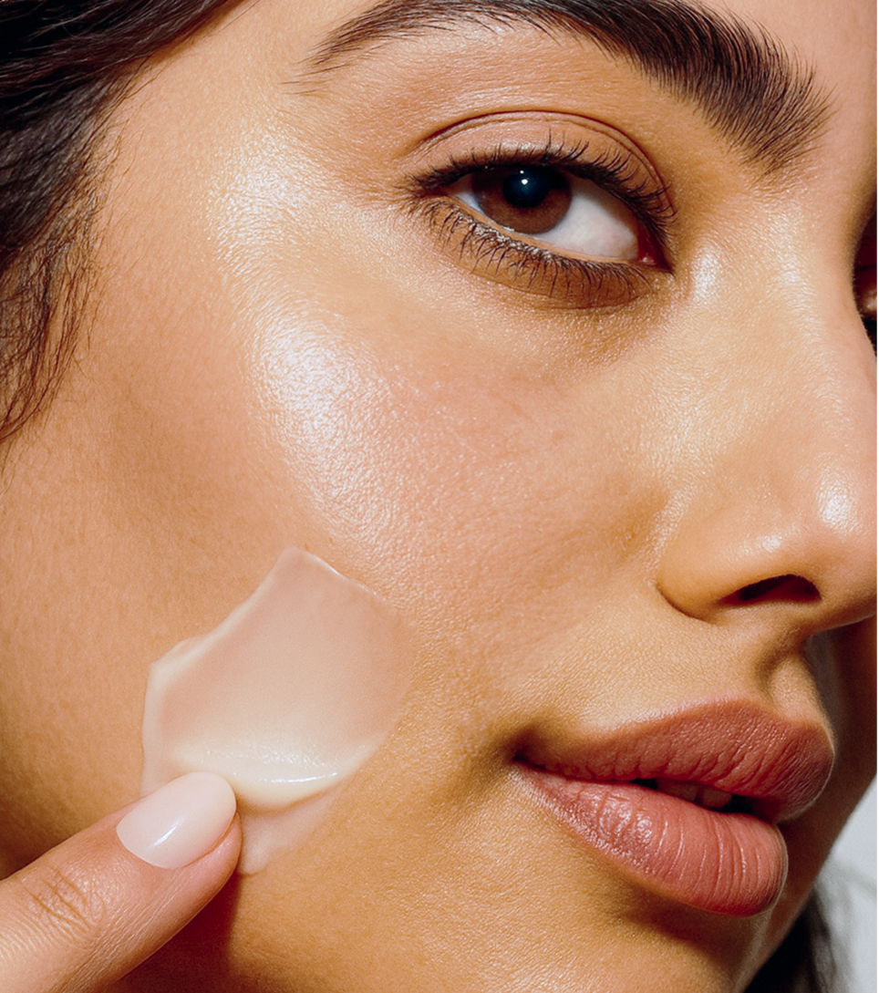 Close-up skincare product